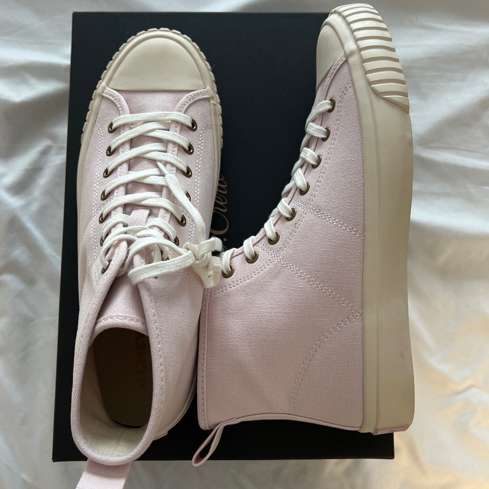 High too canvas sneakers